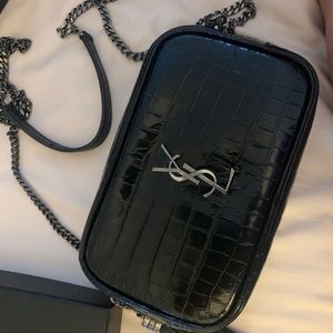 YSl crocodile leather bag